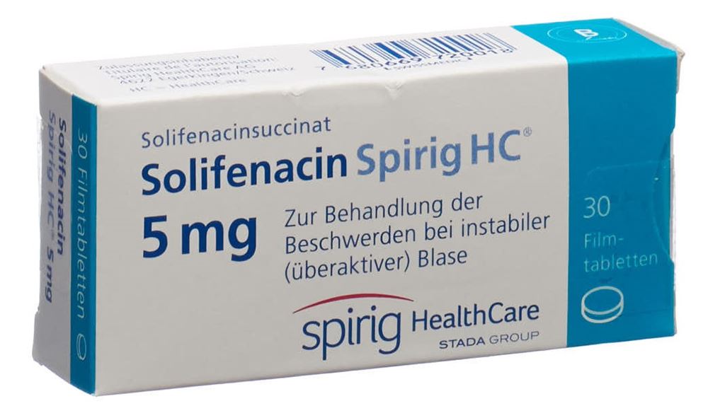 SOLIFENACINE Spirig HC 5 mg, Hauptbild
