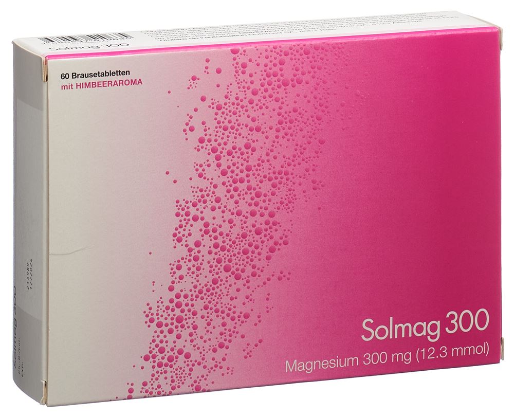 SOLMAG cpr eff arôme framboise bte 60 pce, image principale