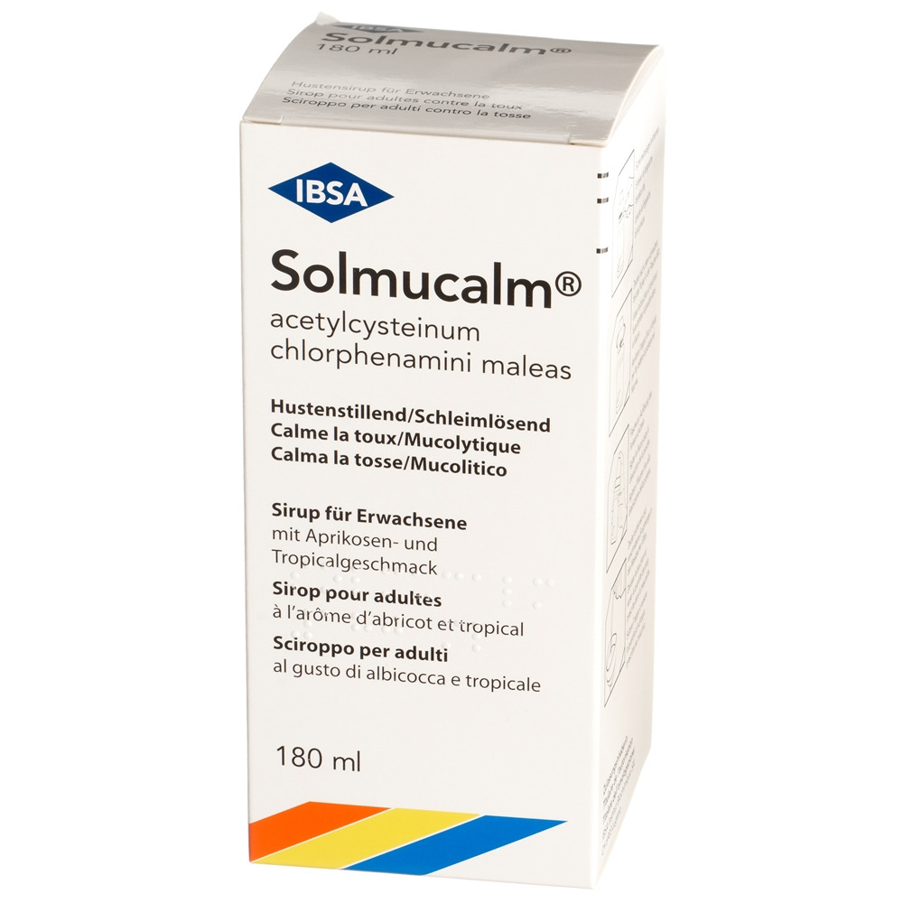 SOLMUCALM Sirup Erw Fl 180 ml, Bild 2 von 3