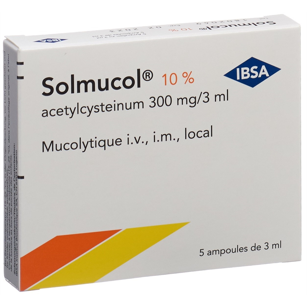 SOLMUCOL 10% 300 mg/3ml, image 2 sur 2