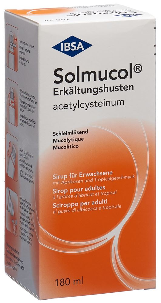 SOLMUCOL Erkältungshusten 200 mg/10ml, Hauptbild