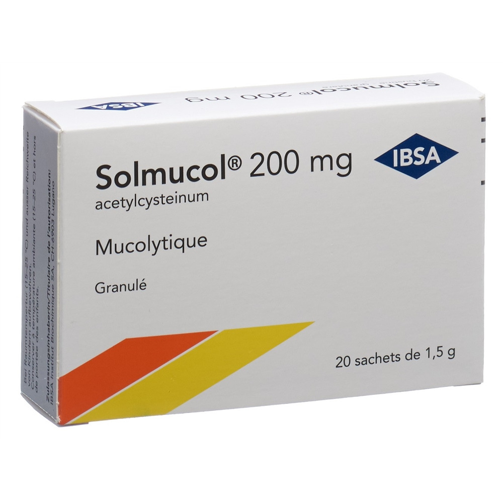 SOLMUCOL Gran 200 mg ohne Zucker Btl 1.5 g, Bild 2 von 5