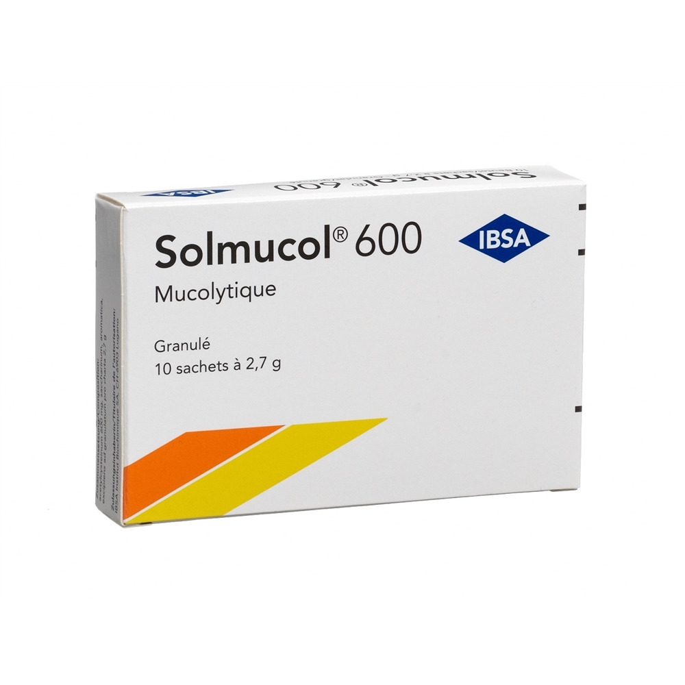 SOLMUCOL gran 600 mg sans sucre (D) sach 10 pce, image 2 sur 5