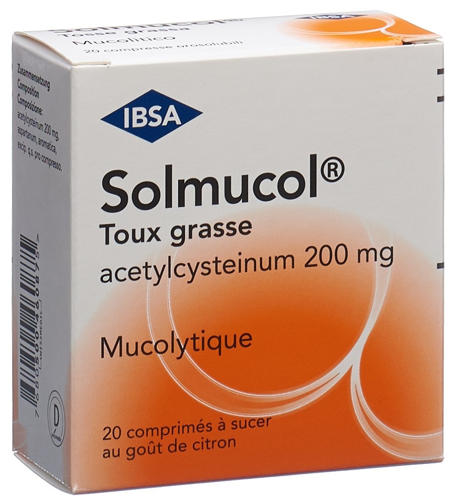 SOLMUCOL toux grasse 200 mg, image 4 sur 5