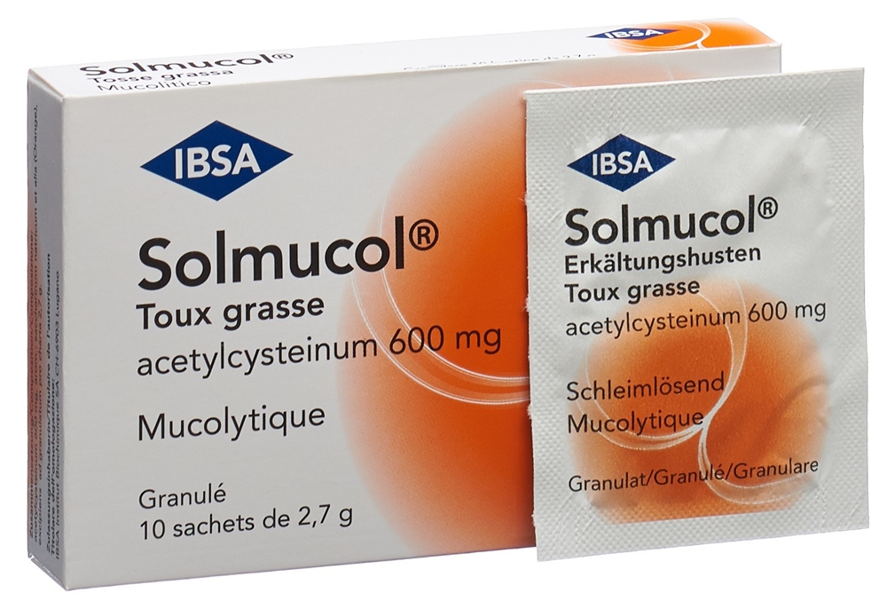 SOLMUCOL toux grasse 600 mg, image 3 sur 5