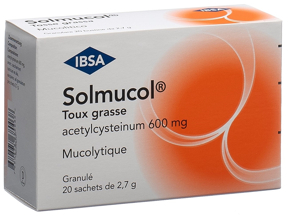 SOLMUCOL toux grasse 600 mg, image 4 sur 5