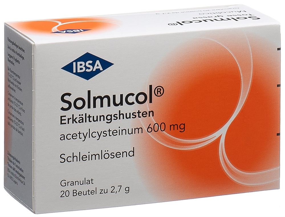 SOLMUCOL toux grasse 600 mg, image principale