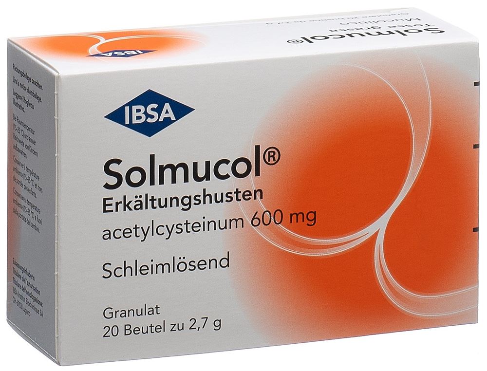 SOLMUCOL toux grasse 600 mg