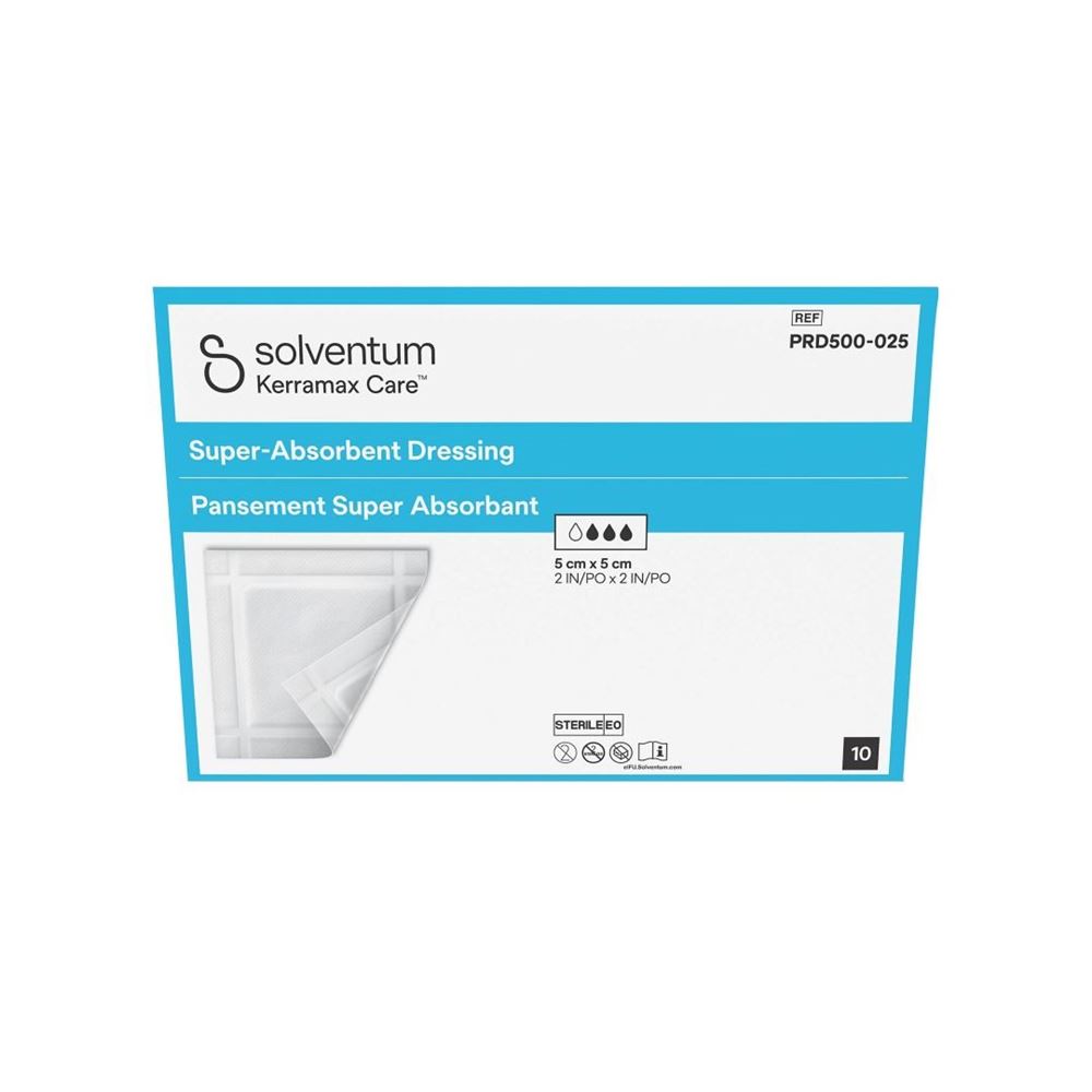 SOLVENTUM Kerramax Care Superabsorbierende Wundauflage