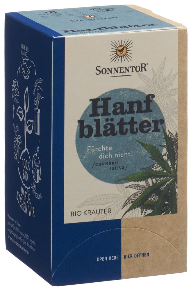 SONNENTOR Hanfblätter, Hauptbild