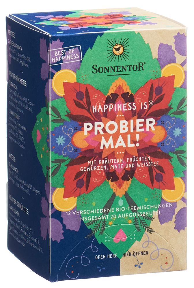 SONNENTOR Happiness is Probier mal! Tee, Hauptbild