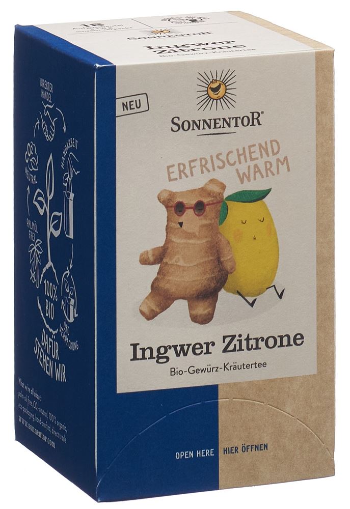 SONNENTOR thé gingembre citron