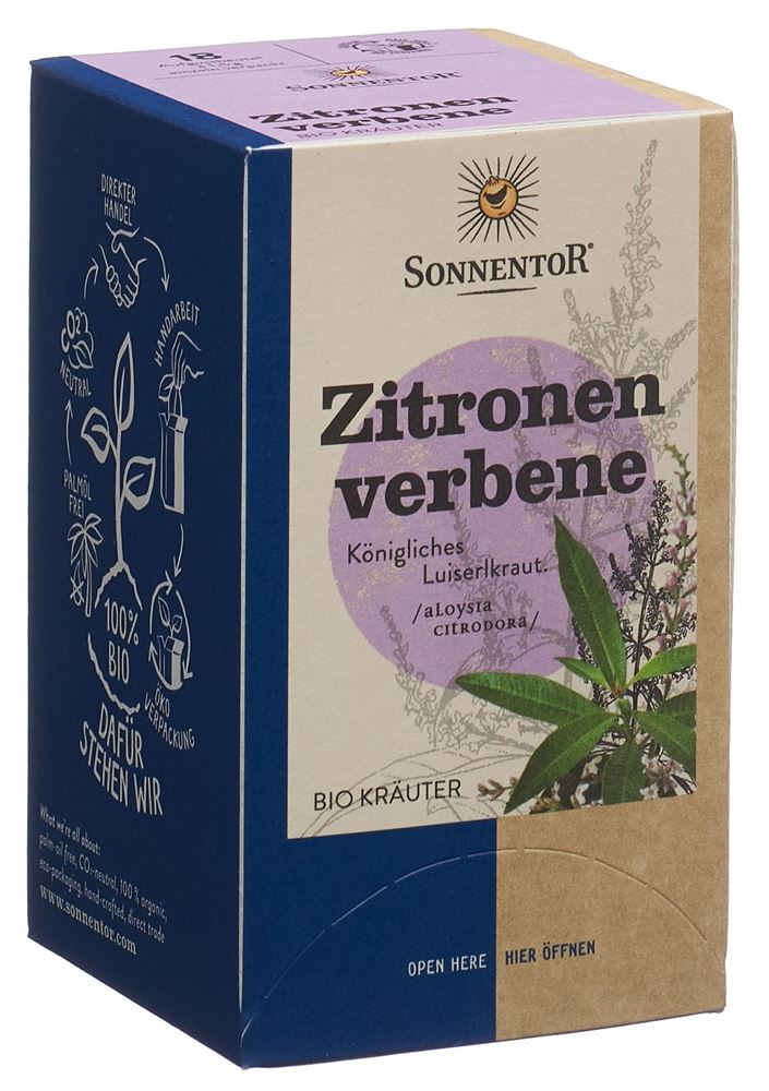 SONNENTOR Zitronenverbene Tee, Hauptbild