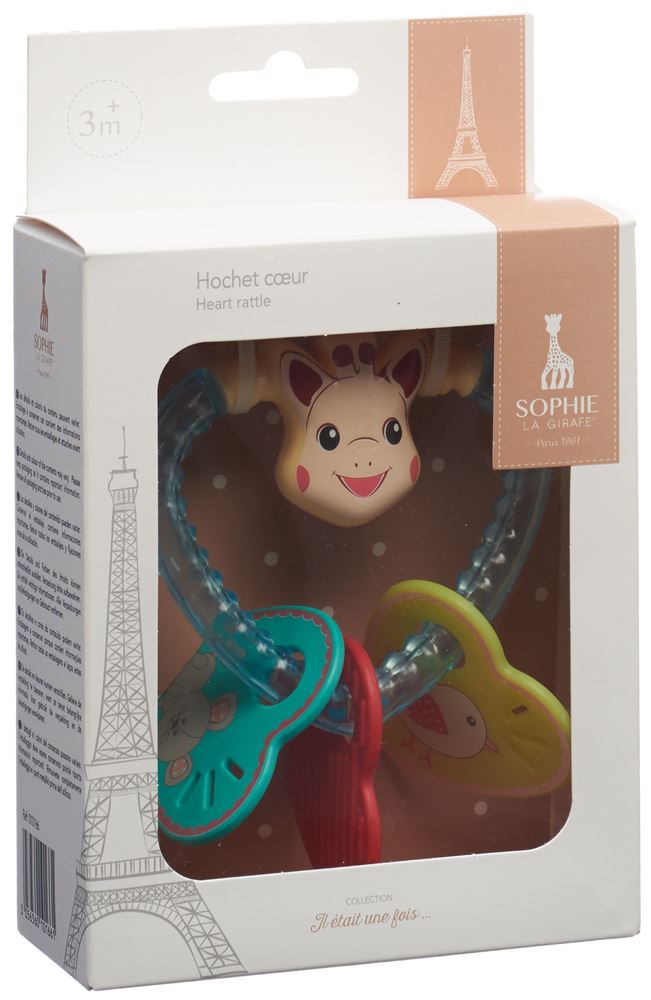 SOPHIE LA GIRAFE hochet coeur