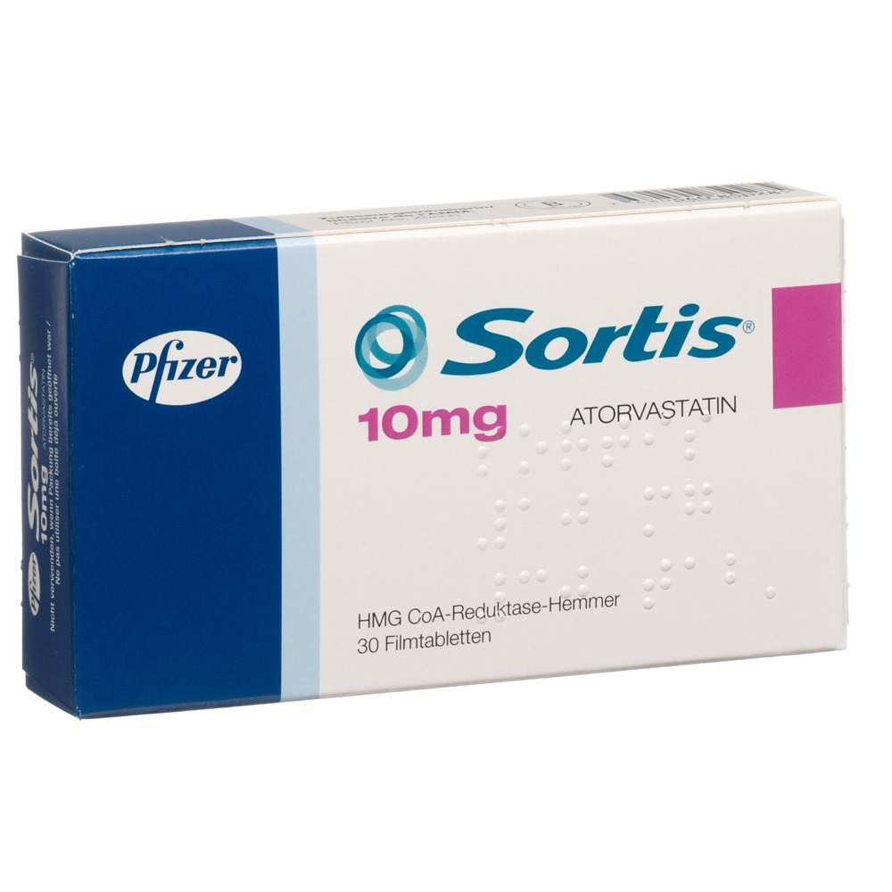 SORTIS cpr pell 10 mg blist 30 pce, image principale