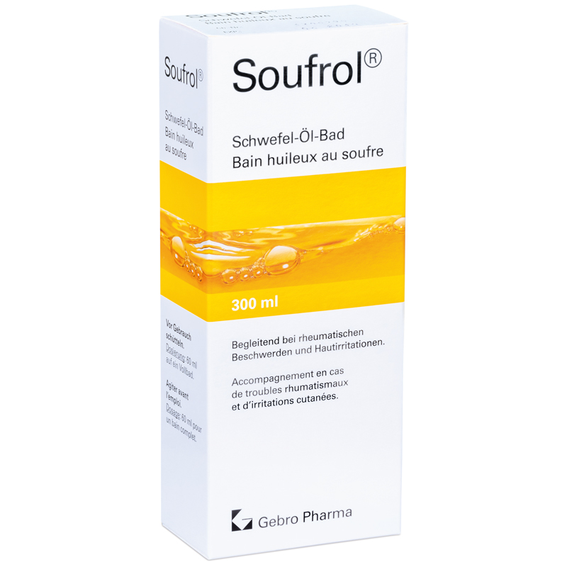 SOUFROL bain huileux au soufre