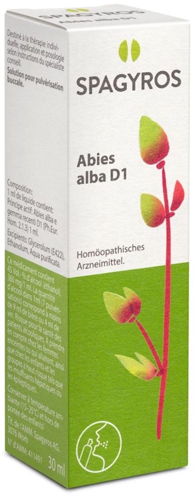 Spagyros abies alba 1 D