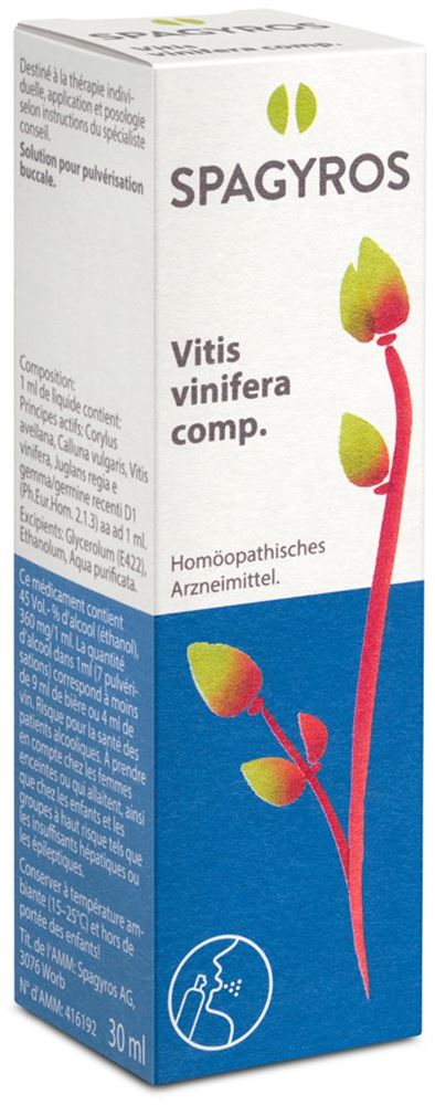 Spagyros Vitis vinifera 1 D, Hauptbild