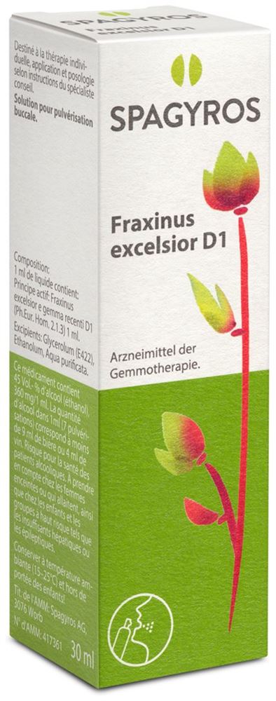 Spagyros fraxinus excelsior 1 D, image principale