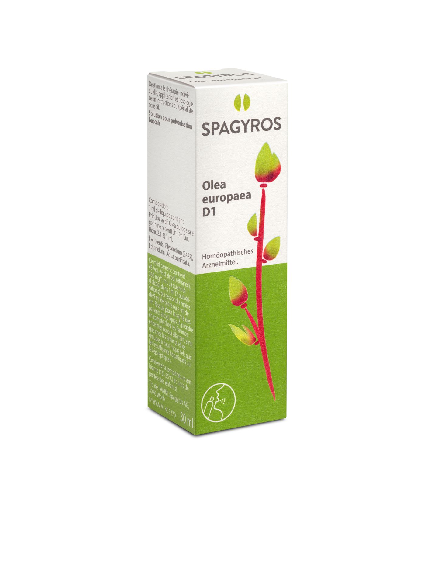 Spagyros olea europaea 1 D, image 2 sur 2