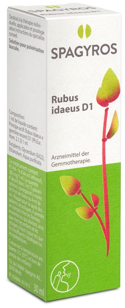 Spagyros rubus idaeus 1 D
