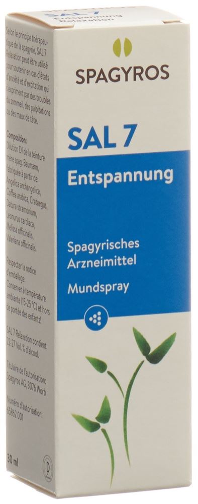 Spagyros SAL 7 Entspannung Mundspray, Hauptbild