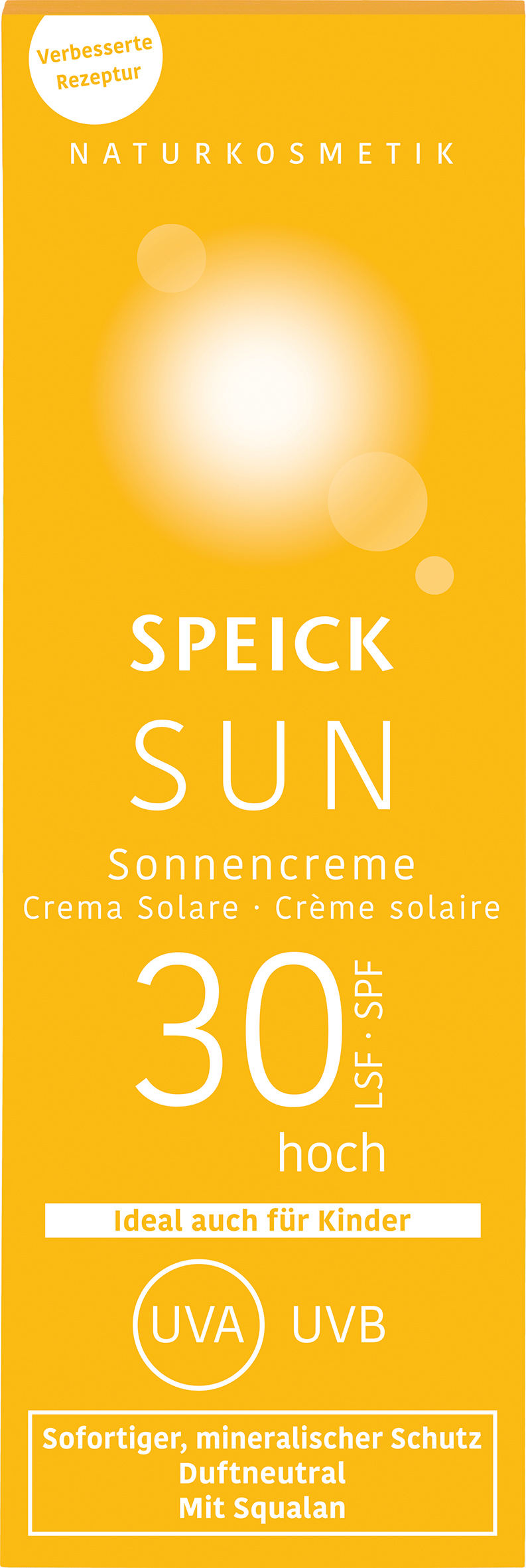 SPEICK crème solaire