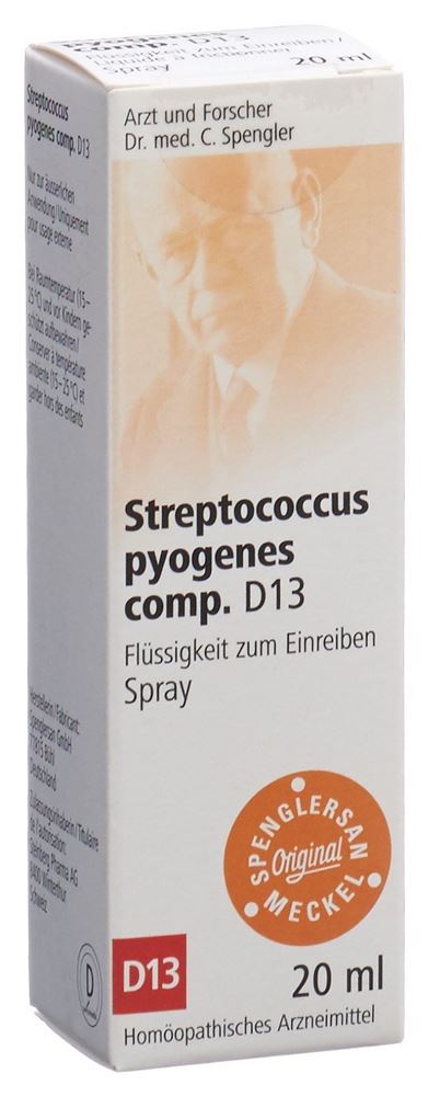 Spenglersan Streptococcus pyogenes comp. 13 D, Hauptbild