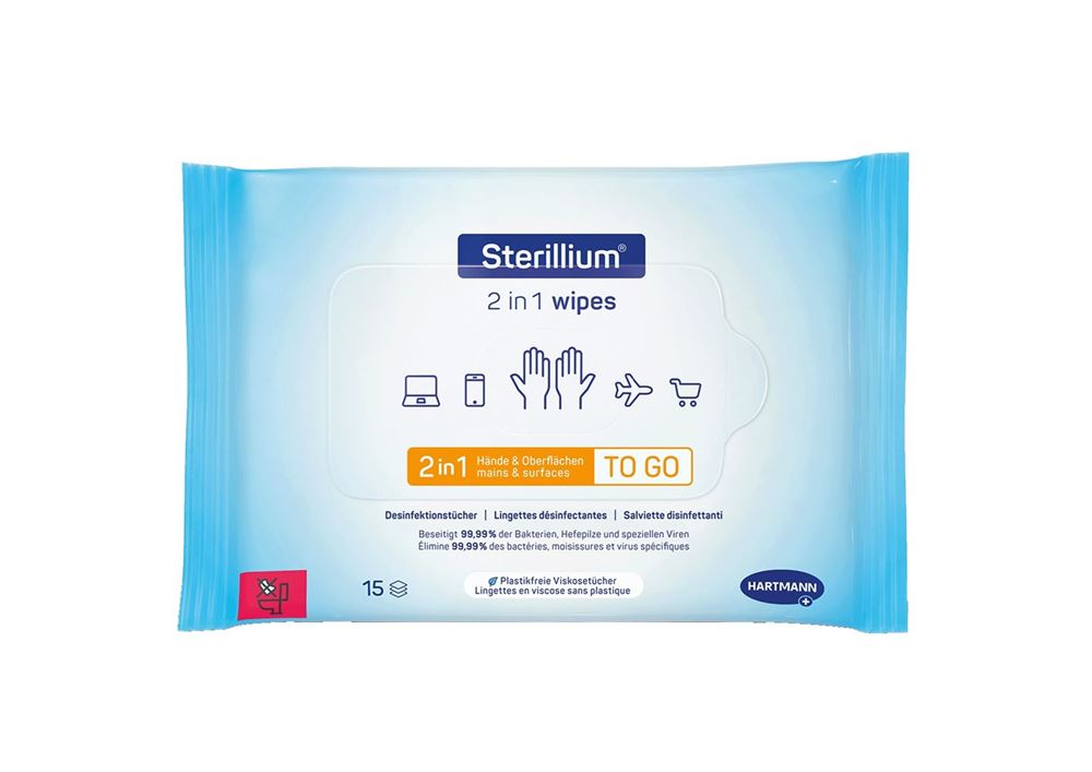 STERILLIUM 2in1 Wipes