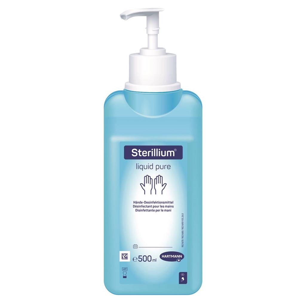 STERILLIUM liq pure mit Pumpe 500 ml