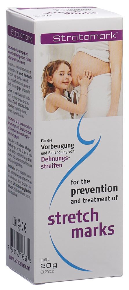 STRATAMARK Gel für die Vorbeugung und Behandlung von Dehnungsstreifen Tb 20 g