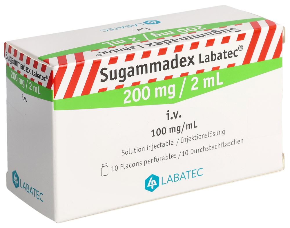 SUGAMMADEX Labatec 200 mg/2ml