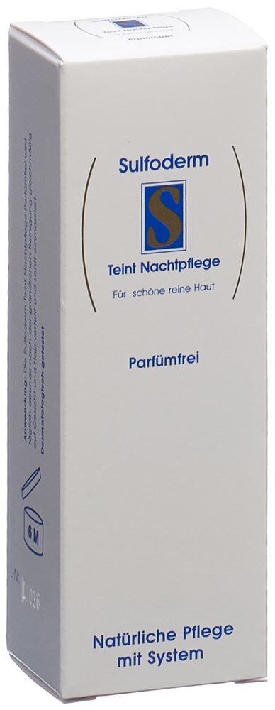 Sulfoderm S Teint Nachtpflege
