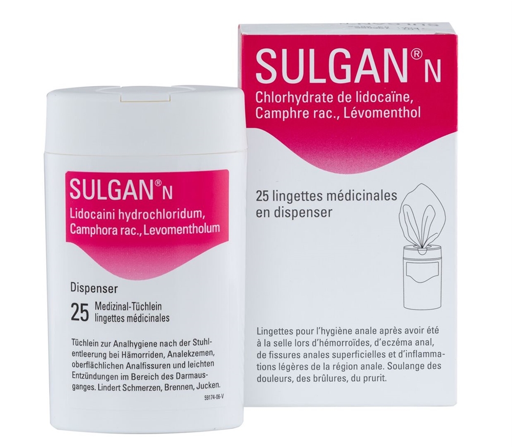 SULGAN lingettes médicinales, image 3 sur 4