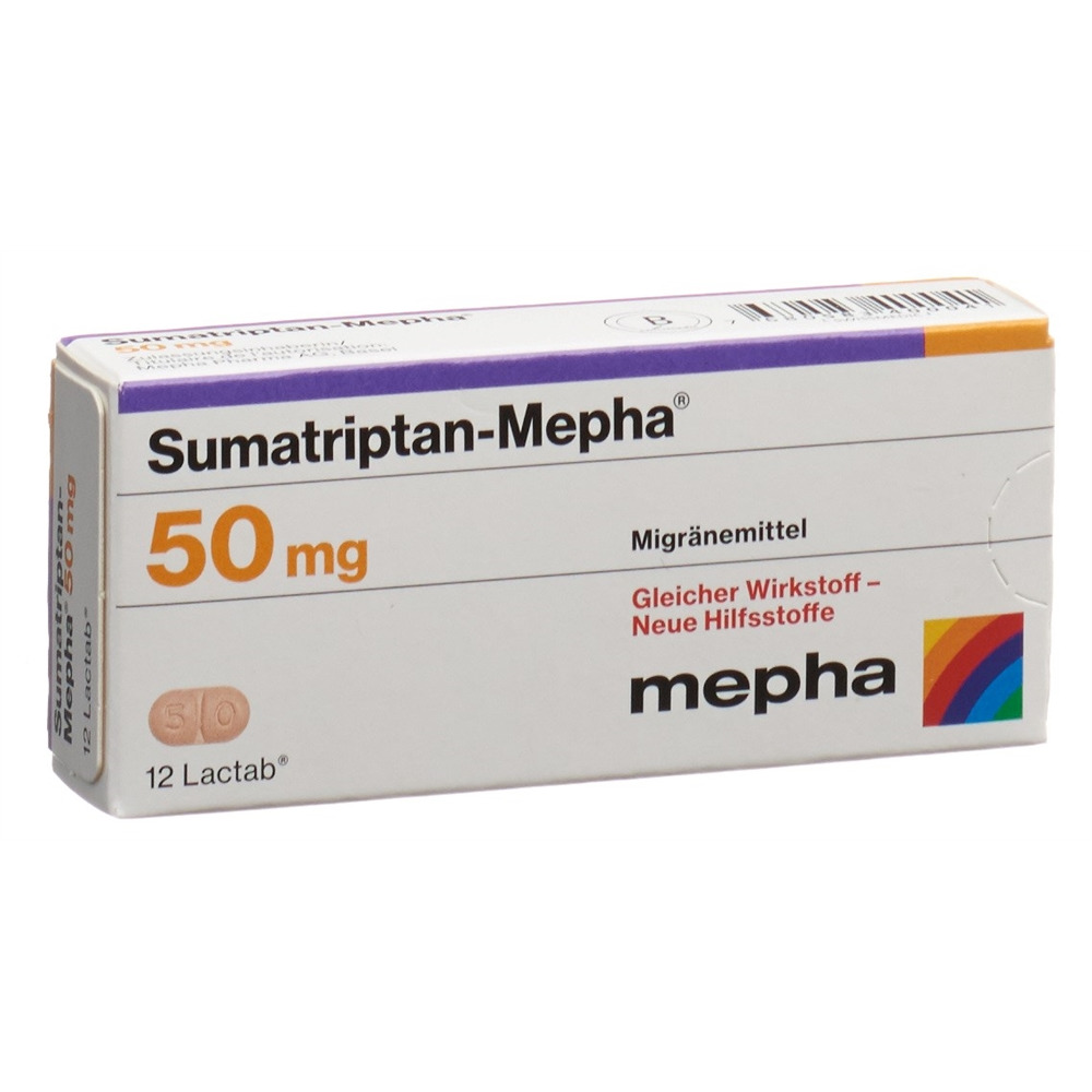 SUMATRIPTAN Mepha 50 mg, image principale