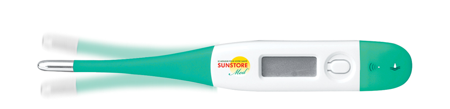 SUN STORE thermomètre digital flexi
