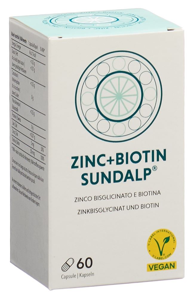 SUNDALP Zinc+Biotin, image principale