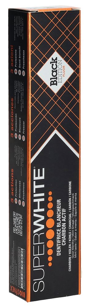 SUPERWHITE Dentifrice Black Edition