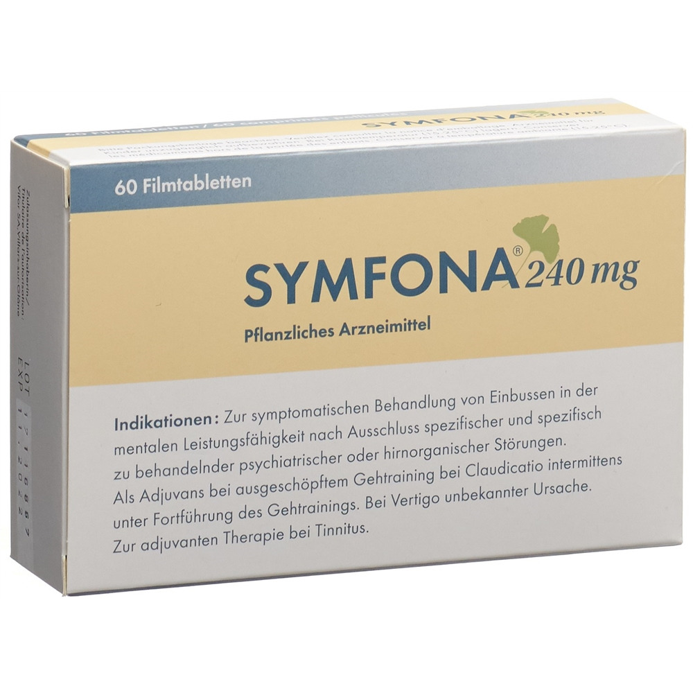 SYMFONA Filmtabl 240 mg Blist 60 Stk, Hauptbild