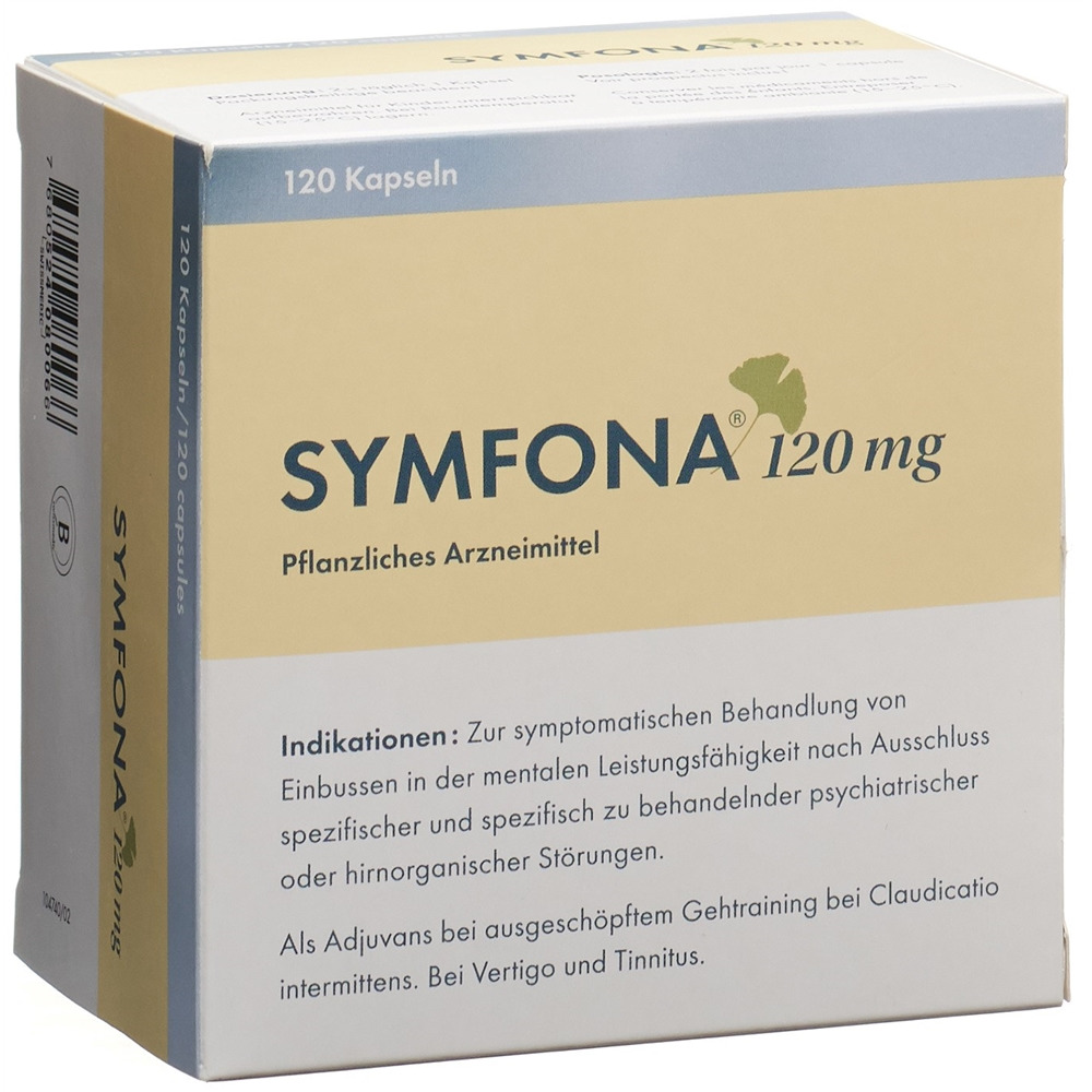 SYMFONA Kaps 120 mg Blist 120 Stk, Hauptbild