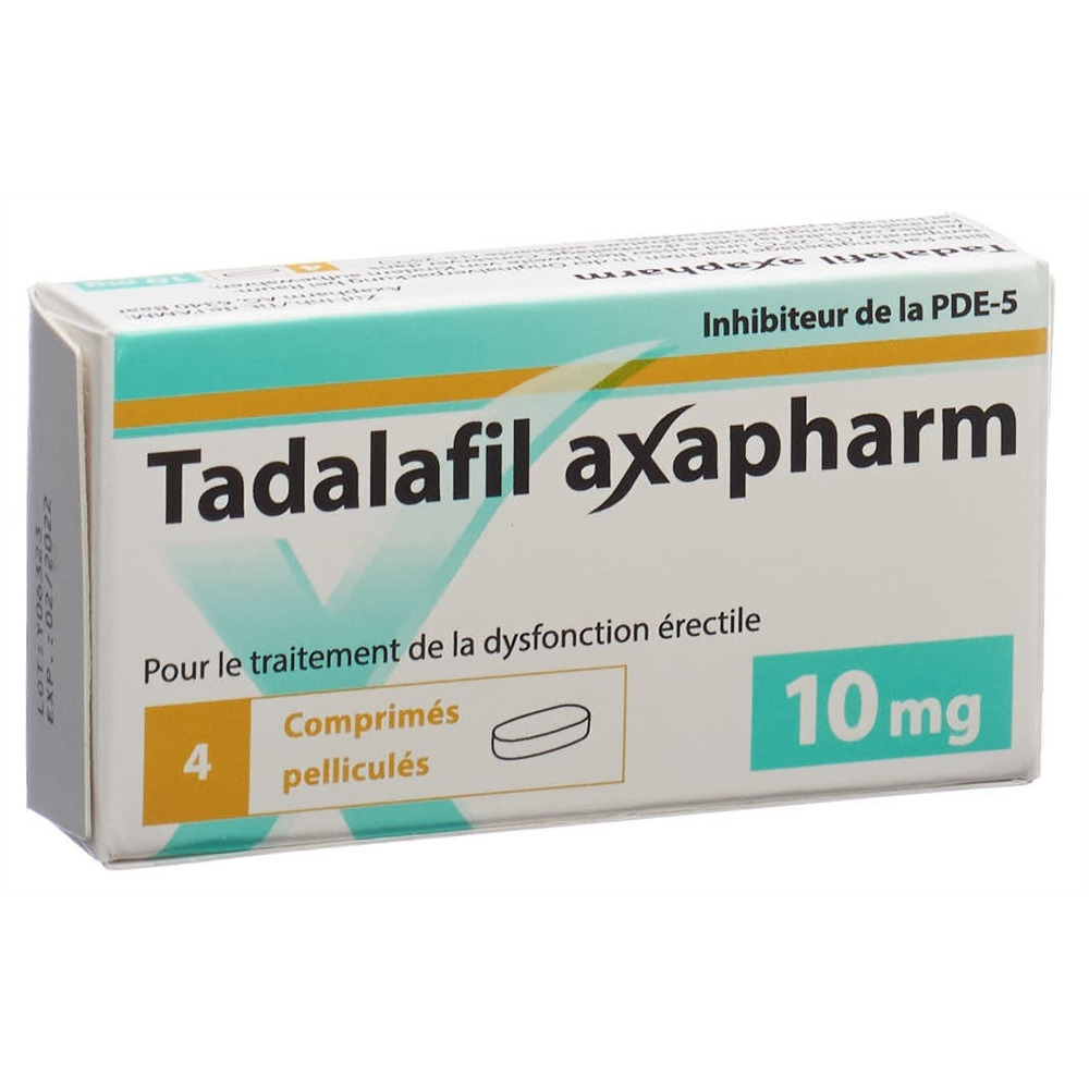 TADALAFIL axapharm 10 mg, image 2 sur 2