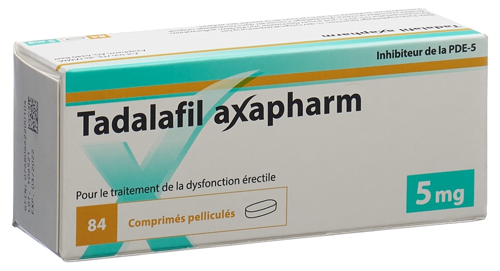 TADALAFIL axapharm 5 mg, image 2 sur 2