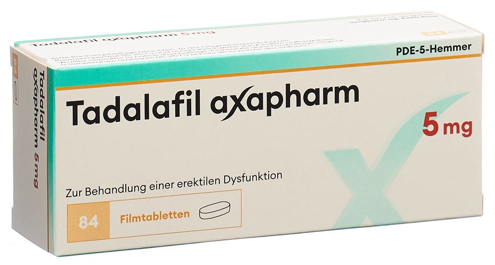 TADALAFIL axapharm 5 mg, image principale