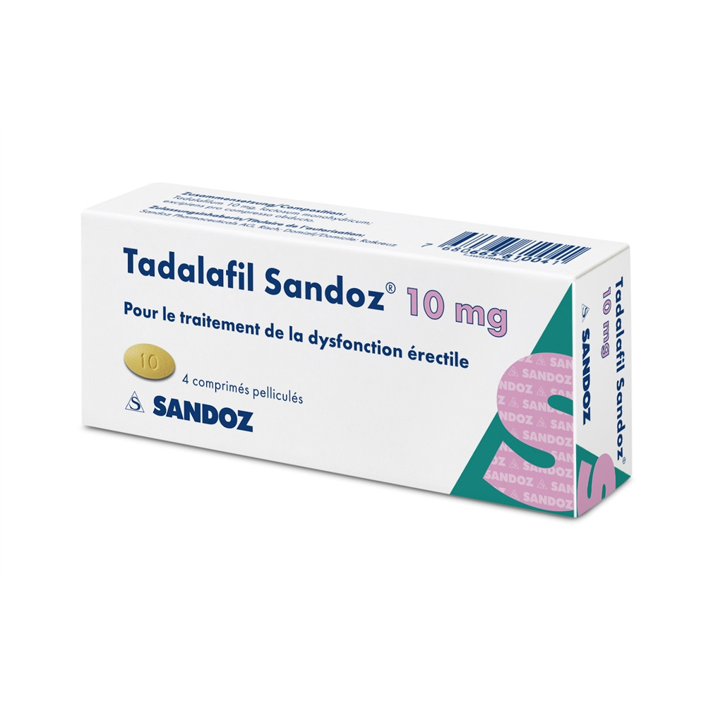 TADALAFIL Sandoz 10 mg, image 2 sur 2