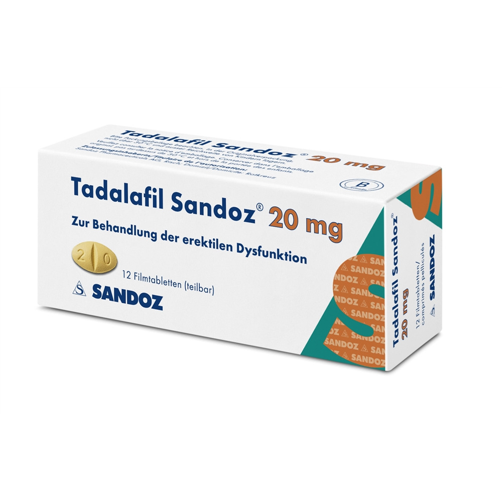 TADALAFIL Sandoz 20 mg, image principale