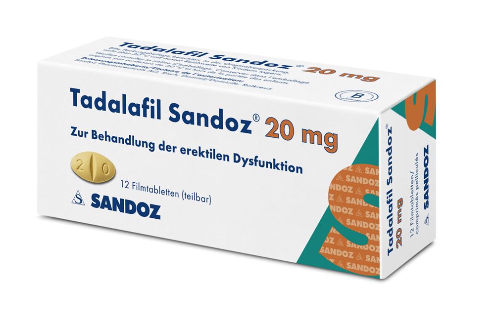 TADALAFIL Sandoz 20 mg