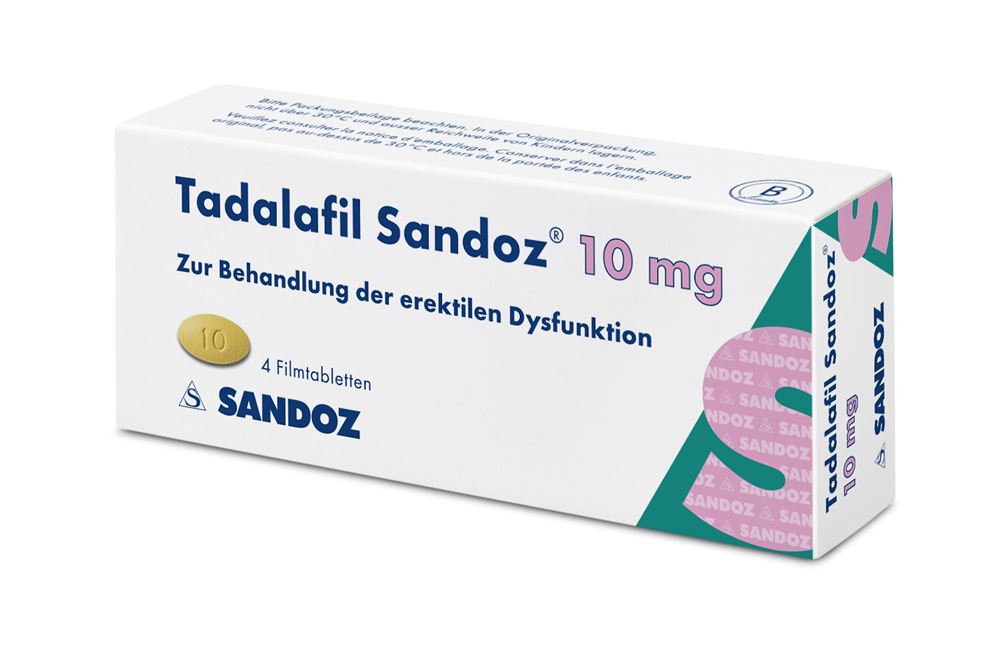 TADALAFIL Sandoz 10 mg, Hauptbild