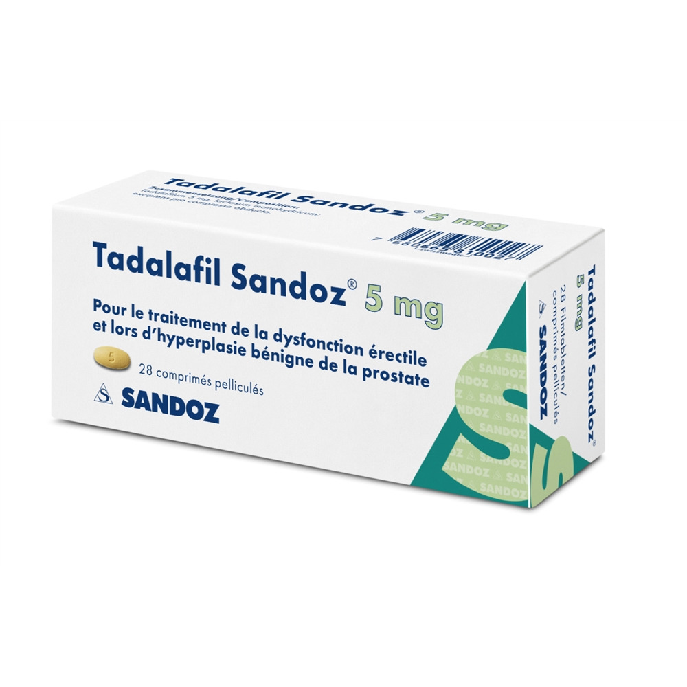 TADALAFIL Sandoz 5 mg, Bild 2 von 2