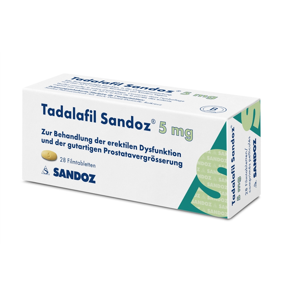 TADALAFIL Sandoz 5 mg, Hauptbild