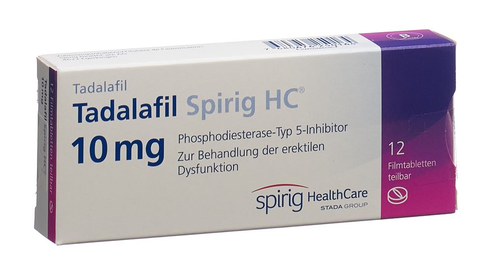 TADALAFIL Spirig HC 10 mg, Hauptbild